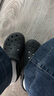 卡骆驰crocs经典云朵老爹鞋洞洞鞋时尚百搭女鞋拖鞋一脚蹬|206750 黑色-001(含智必星) 38 (240mm) 实拍图
