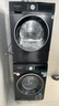 西门子（SIEMENS）iQ300曜石黑系列洗烘套装 10kg 智能除渍 滚筒洗衣机+10kg 热泵烘干机  U20W+D20W 国家补贴换新 实拍图