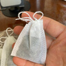 得偿所愿100个无纺布煎药袋隔渣袋调料袋煲汤过滤袋小号茶包袋一次性便携 100个5.5*7cm 抽绳款 实拍图