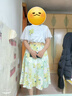 冰洋红2025新款连衣裙子夏天女装夏季碎花裙女士两件衣服小个子雪纺短袖 黄色 M(建议90-102斤) 实拍图