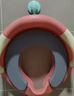 儿童马桶坐便器宝宝坐便圈男女孩马桶圈婴儿厕所辅助婴幼儿坐便器 【粉色】柔软舒适PU款 实拍图