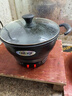 先科 电炒锅不粘锅家用多功能电热锅电火锅蒸锅煮锅炖锅电锅插电炒菜锅1-9人 陶晶不粘锅 24CM单笼【1300W两灯1-2人】 实拍图