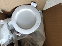 雷士照明（NVC）LED筒射灯客厅卧室过道嵌入式工程物业开孔75-85mm 漆白4W白光 实拍图