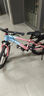 凤凰山地自行车男女变速山地车碟刹青少年儿童自行车学生单车 星际 蓝粉【单速+三刀轮】 22寸【适合130-170cm】 实拍图
