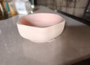 爱咔威（igroway）蜂巢吸盘碗IKV宝宝全硅胶餐具防摔儿童吸力餐盘喝粥汤吃饭 粉色 实拍图