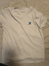 特步（XTEP）儿童童装男女童短T夏季吸湿透气速干薄款凉感百搭运动休闲短袖T恤 珍珠白【9005】 120 cm 实拍图