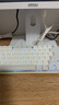 CHERRY樱桃KW550MX-LP矮轴键盘机械无线蓝牙双模游戏电竞办公家用键盘兼容MAC轻音炫目边框 白色红轴 实拍图