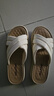 木林森舒适凉拖女夏季外穿女鞋拖鞋女时装拖鞋女沙滩拖鞋女 米 37  实拍图
