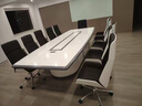 白色烤漆会议桌简约现代时尚培训桌洽谈桌大型办公室长条桌椅组合 可定制尺寸 晒单实拍图