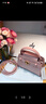 CHARLES&KEITH鳄鱼纹凯莉包手提斜挎婚包包女包生日礼物CK2-50270880-1 Light Pink浅粉色（新色） S 实拍图