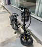 普莱德新国标折叠电动自行车 超长续航电动车 轻骑铝合金代驾车锂电池助力男女通用成人电瓶车代步电单车 豪华版-汽车电芯10A-纯电续航20-30km 实拍图