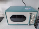 美的（Midea）小滋味微波炉家用小型 复古旋钮薄荷曼波风 一级能效平板变频轻音M1G1 实拍图