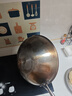 炊大皇 炒锅 304不锈钢炒菜锅煎锅 平底不粘炒锅32cm 可立可视盖不挑灶 实拍图