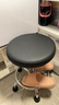 尔迈 实验室升降圆凳子可旋转工作操作台椅子办公车间皮质座椅 固定脚 实拍图