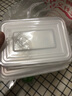 美丽雅一次性饭盒方形1000ml*30套 快餐打包盒大容量食品级便当野餐盒 实拍图