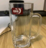 青苹果带把水杯茶杯 扎啤杯啤酒杯 无铅玻璃杯可乐杯饮料杯4只装320ml 实拍图