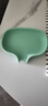 家の物语（KATEI STORY）日本导流式香皂盒沥水硅胶肥皂盒家用创意浴室洗漱台可爱防滑排水 绿色 实拍图