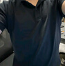 京东京造【100支高洁纱】polo衫男短袖男士t恤高端送男友礼物衣服 黑色3XL 实拍图