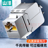 山泽 六类网络模块 CAT6网线插座面板屏蔽免打模块 RJ45水晶头母座电脑连接头 镀金加厚50u PMC601 实拍图