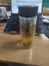 富光男女士双层玻璃杯 高硼硅玻璃304茶隔水杯子 带茶隔泡茶杯500ml 实拍图