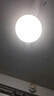 雷士照明（NVC）雷士照明led吸顶灯简约现代圆形卧室入户玄关灯走廊过道灯阳台灯 【月白】12瓦 白光-直径26cm 实拍图