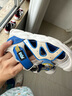 江博士夏季男女童舒适休闲宝宝学步鞋透气幼儿童鞋 潮流百搭儿童凉鞋 米/蓝 26 脚长约15.8-16.4 实拍图