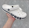 卡骆驰crocs洞洞鞋贝雅男鞋女鞋轻便耐磨一脚蹬拖鞋休闲鞋|10126 黑色-001 44 (280mm) 实拍图