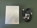 西部数据（WD）4TB 移动硬盘type-c Ultra系列 2.5英寸 银 机械硬盘 笔记本电脑外接加密兼容Mac 大容量家庭存储 实拍图