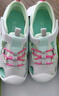 江博士夏季男女童舒适潮流宝宝学步鞋透气幼儿童鞋 休闲儿童凉鞋 米/绿 25 码 脚长约15.2-15.7 实拍图