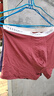 【红豆制造商】纯棉男士内裤男大码抗菌四角裤透气男生平角短裤头 【橘红+紫色+深灰】 3条 2XL 【建议120-140斤】 实拍图