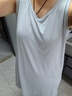 JOAE【天丝莫代尔】带胸垫睡裙吊带棉睡衣女士可外穿家居服蓝XL 实拍图