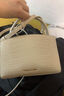 CHARLES&KEITH鳄鱼纹凯莉包手提斜挎婚包包女包生日礼物CK2-50270880-1 Ivory象牙色 S 实拍图