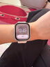 Apple/苹果 Watch Series 10 智能手表GPS款42毫米玫瑰金色铝金属表壳淡桃粉色运动型表带S/M MX1R3CH/B 实拍图