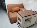 潮格舒电动沙发床多功能两用可折叠书房卧室推拉伸缩可储物轻奢现代单人 外径1.3米【智能电动+可储物】 S级加厚真皮【豪华乳胶款】 实拍图