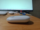 罗技（Logitech）LOGITECH PEBBLE鼠标 无线蓝牙鼠标 办公静音鼠标 女性鼠标对称鼠标 鹅卵石造型 米白色 实拍图