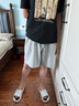 班尼路（Baleno）短裤夏季纯棉透气运动宽松港风潮牌复古男款中裤重磅男士五分裤 实拍图
