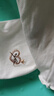 贝瑞加（Babyprints）儿童打底裤女童夏季安全裤棉质薄款外穿裤子柔软七分休闲裤 白140 实拍图