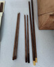 京东京造 筷子 家用食品级餐具鸡翅木【圆顶金福】10双成人+2双儿童筷 实拍图