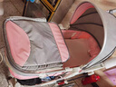 HEGERBABY高端婴儿车0-3岁用折叠可坐可躺带减震新生儿宝宝高景观婴儿车 藕粉【新升级顶配款】 实拍图
