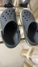 卡骆驰crocs洞洞鞋贝雅卡骆班轻便耐磨一脚蹬休闲鞋|205089 石板灰/青柠绿-0GX 41 /42(260mm) 实拍图
