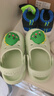 牧童儿童拖鞋夏男宝宝洞洞鞋软底女童卡通洗澡婴幼儿家居鞋奶龙绿160 实拍图