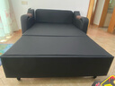 塞纳春天多功能沙发床一体两用2025新款小户型简约双人单人沙发折叠两用床 1.5米沙发床【送储物箱*1】 全真皮 海绵款带USB+无线充 实拍图