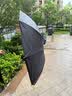 晴雨伞大号加固暴雨结实抗风商务伞学生男士女士太阳伞防晒道具伞 手动10骨黑胶106cm【黑色】 实拍图