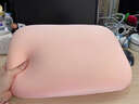 卡莱茵记忆棉小枕头抱枕午睡小枕头办公室抱枕午休神器迷你面包趴睡枕 单只 冰丝樱花粉 34*24*10 实拍图