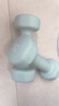 Keep彩色浸塑哑铃男女健身女士手臂塑形力量训练 薄荷绿 1.5kg*2 实拍图