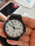 小米部依手表男女学生考试专用小学初中生高中儿童中考双日历防水夜光石英表 白面黑壳 【超薄防水夜光双日历】 实拍图