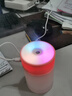 加湿器家用空气加湿器净化器空调房加湿器usb便携式办公学生宿舍补水孕妇婴儿卧室生日礼物女 【旗舰款】樱花粉-七彩氛围灯 实拍图