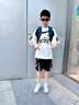 乐布熊2026新款小学生初中生男减负护脊中学生书包高中女生大容量超轻男 牛仔蓝（送闪电熊+零钱包+防水手表） 大号（适合初中生/高中生） 实拍图