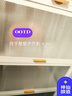 唐辑钢制书架书柜防尘落地多层带门铁艺书架置物架收纳储物柜五层长60 实拍图
