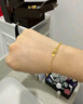 周六福（ZLF）  黄金手链女款手链心连心金手链婚嫁黄金饰品 计价 16+3cm尾链 - 3.01g 足金 实拍图
